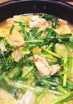 10分簡単♡鶏とキャベツの甘辛すき焼き風-レシピのメイン写真