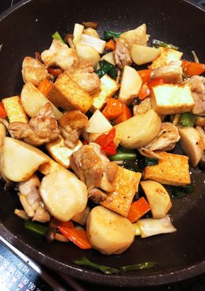 鳥ももと残り野菜の中華炒め-レシピのメイン写真