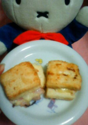 ☆さくさく豆腐ハムチーズサンド☆-レシピのメイン写真