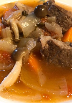 改☆しし肉のトマト赤ワインシチュー無添加-レシピのメイン写真