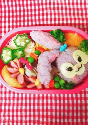 ダッフィーフレンズ　ステラルー　キャラ弁-レシピのメイン写真