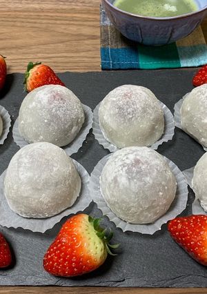 世界一幸せ美味しい苺大福^ ^-レシピのメイン写真