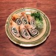 豚肉の大葉巻き・大葉おろし添え