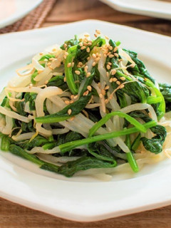 液塩で簡単!ほうれん草のナムル♬-レシピのメイン写真