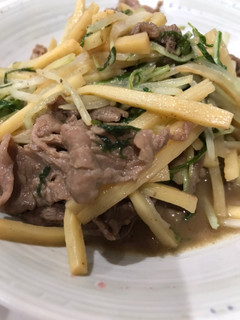 〜絶品☆牛肉と水菜のオイスター炒め〜-レシピのメイン写真