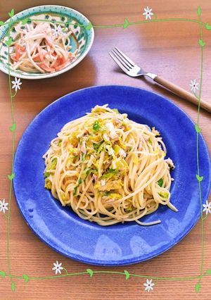 早春♡ウルトラＣな芽キャベツナパスタ-レシピのメイン写真
