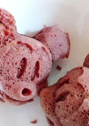 いちごの蒸しケーキ-レシピのメイン写真