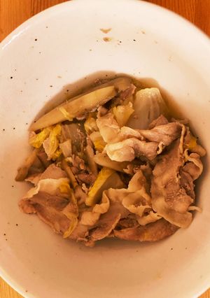 ホットクック　白菜と豚肉のすき焼き風-レシピのメイン写真