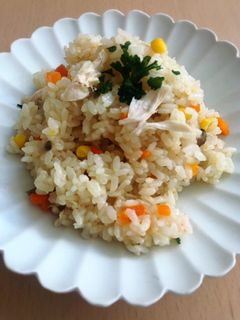 炊くだけ!バター風味のチキンライス-レシピのメイン写真