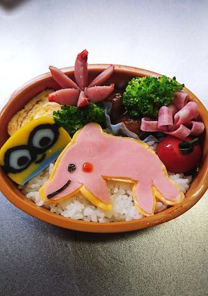 ☆デコ弁～イルカ☆-レシピのメイン写真