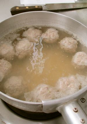 イノシシ肉のつくねボール-レシピのメイン写真