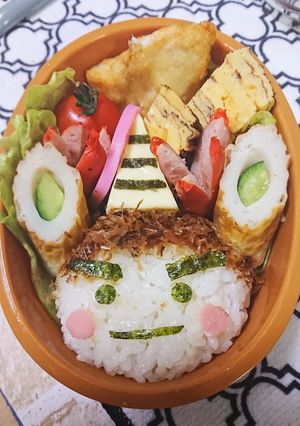 ☆デコ弁～鬼☆-レシピのメイン写真