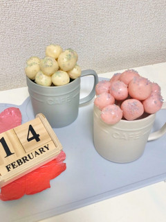 バレンタイン☆ケーキポップス風おだんご-レシピのメイン写真