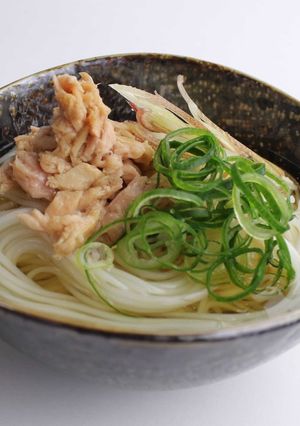 ツナと薬味のそうめん-レシピのメイン写真