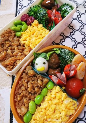 ☆そぼろ弁当☆-レシピのメイン写真