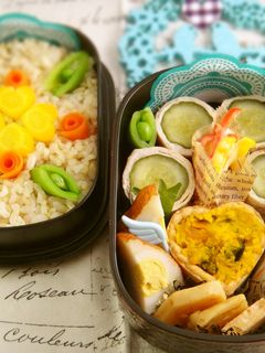 2月13日 きゅうり肉巻き弁当 詰め方-レシピのメイン写真