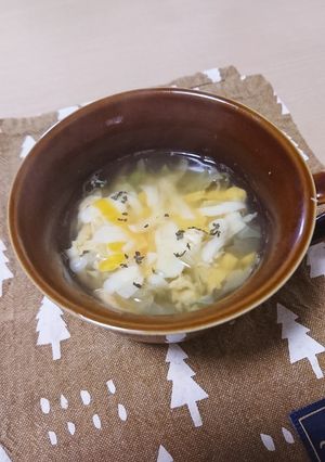 ☆キャベ卵チースープ☆-レシピのメイン写真
