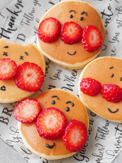 子供ごはんおやつにアンパンマンパンケーキ-レシピのメイン写真