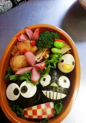 ☆デコ弁～トトロ？☆-レシピのメイン写真