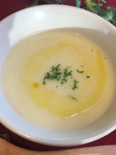 ポテトの豆乳重ね煮スープ-レシピのメイン写真