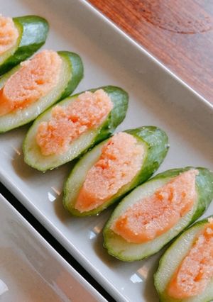 簡単につまみ作り!たらこきゅうり-レシピのメイン写真