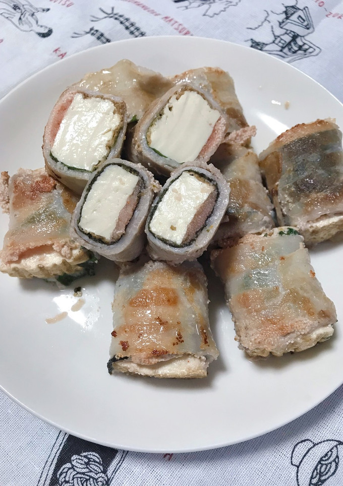 明太子の厚揚げ肉巻き-レシピのメイン写真