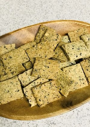 袋で！おから 黒ゴマ サクサククッキー-レシピのメイン写真