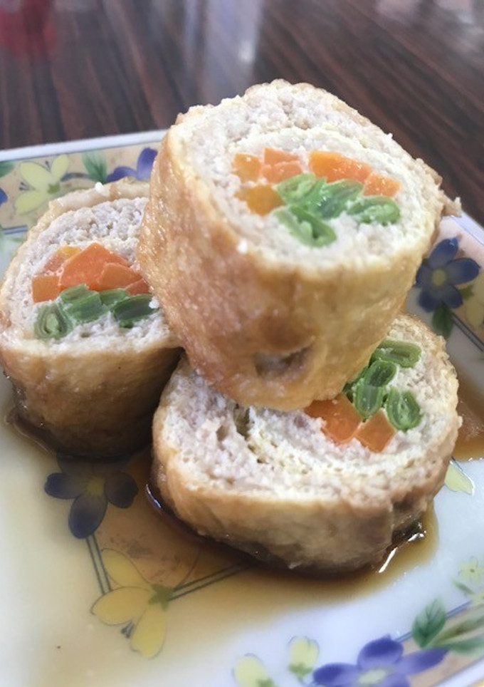 いんげんとひき肉の油揚巻煮【JA福岡市】-レシピのメイン写真