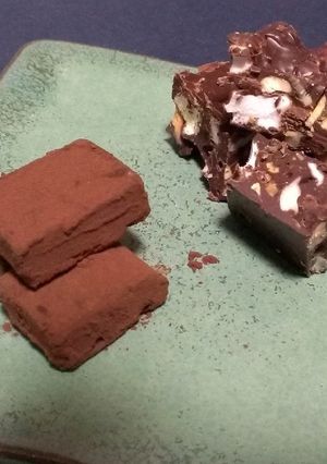 生チョコ＆ロッキーロード-レシピのメイン写真