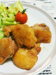一口鶏もも肉の照り焼き♪-レシピのメイン写真