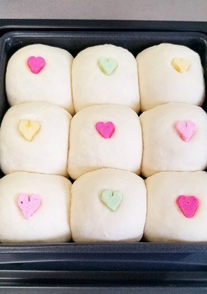 バレンタイン♡ハートのちぎりパン-レシピのメイン写真