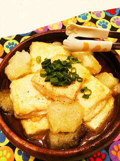 まっ白けっけ おもち入り揚げだし豆腐-レシピのメイン写真