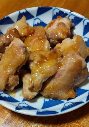 ポン酢とニンニクで簡単!鶏の照り焼き-レシピのメイン写真