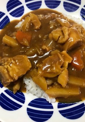 フライドポテトでカレーライス-レシピのメイン写真