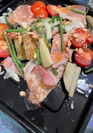 ティラピアと野菜のグリル焼き-レシピのメイン写真