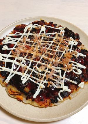 キムチーズもちのお好み焼き-レシピのメイン写真