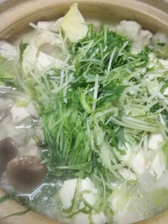 鶏胸肉の鶏ガラスープ鍋-レシピのメイン写真