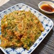 もっちもち!ニラと豚キムチーズのチヂミ