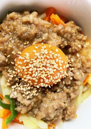 全てレンジひき肉で味は吉野家風牛丼-レシピのメイン写真