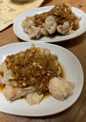 さっぱり鶏肉手羽とろの香味ダレ-レシピのメイン写真