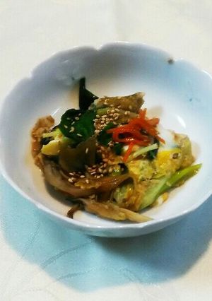わかさぎと九条ネギ（玉ねぎ可）の柳川-レシピのメイン写真