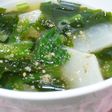 紫外線対策!かぶの韓国風スープ