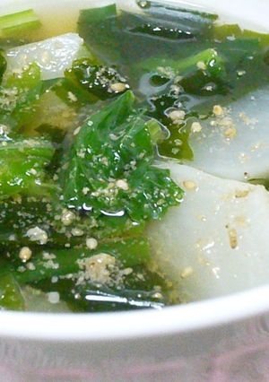 紫外線対策！かぶの韓国風スープ-レシピのメイン写真
