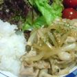 ちょっと手抜きの豚の塩ダレ炒め