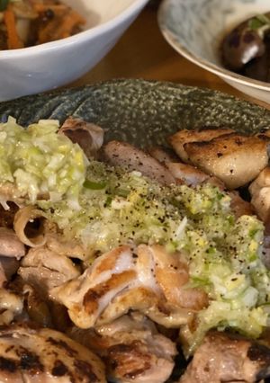 鶏もも肉のネギ塩ソースがけ-レシピのメイン写真