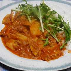 รูปของ シャキシャキれんこんのキーマカレー