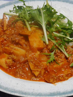 シャキシャキれんこんのキーマカレー-レシピのメイン写真