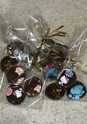 プラリネチョコ転写シートでデコレート06-レシピのメイン写真