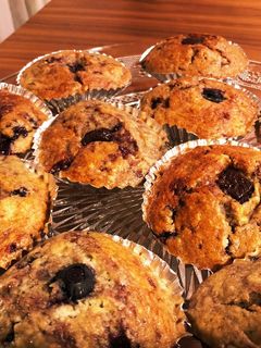 HMで簡単ブルーベリーバナナマフィン-レシピのメイン写真