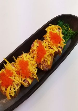 とびっこ 菜の花 市販いなり揚げ-レシピのメイン写真